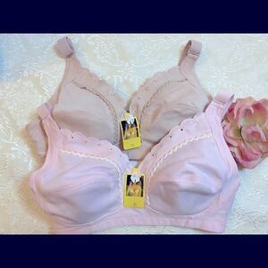 🎀Lynda’s world fashion embroidery floral Bra 38D
